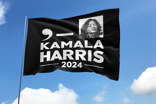 Discover Kamala Harris 2024 President Flag, Bye Biden Flag, Election 2024 Flag D1JY22