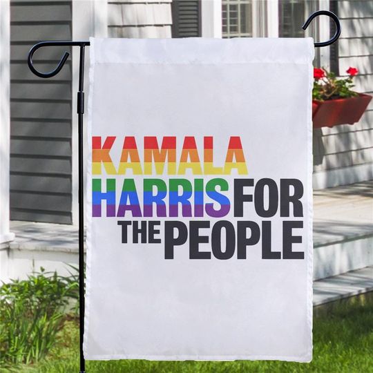Discover Kamala Harris Vice President LGBT Gay Pride Rainbow Flag