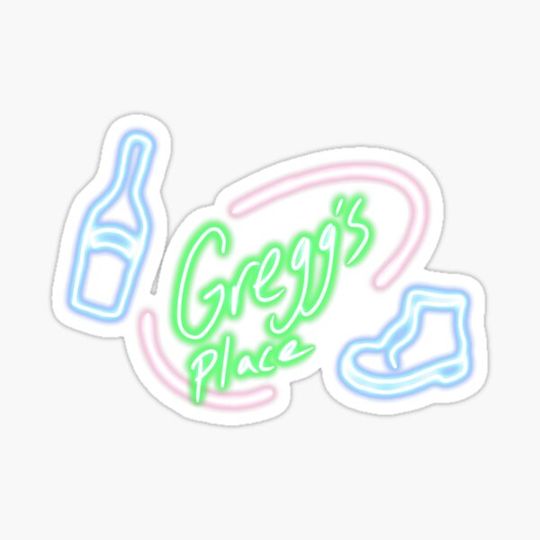 Discover The Mighty Boosh Old Gregg’s Place neon sign