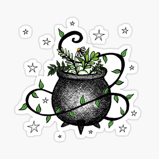 Discover Kitchen witch cauldron