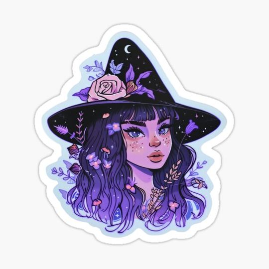 Discover Purple cute witch