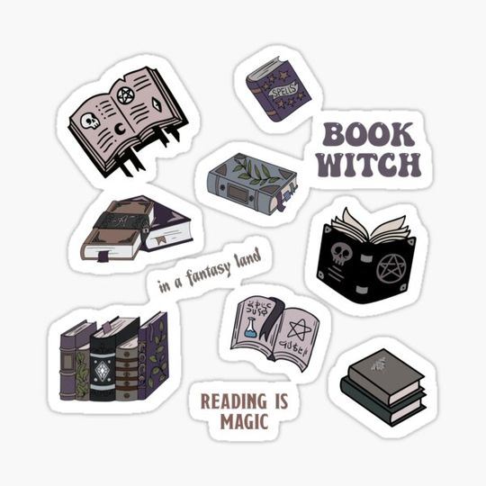 Discover Dark Witch Spooky Book Doodles