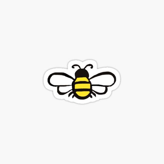 Discover Bee Sticker