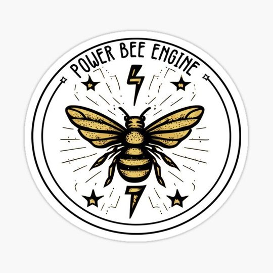 Discover Vintage Power Bee Logo