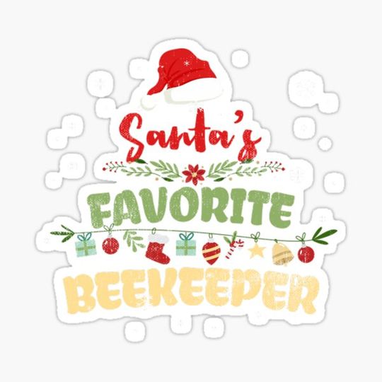 Discover Cute Santa's Favorite Beekeeper Xmas