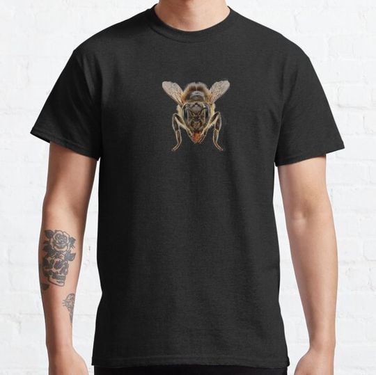 Discover face bee head honey pollination nectar