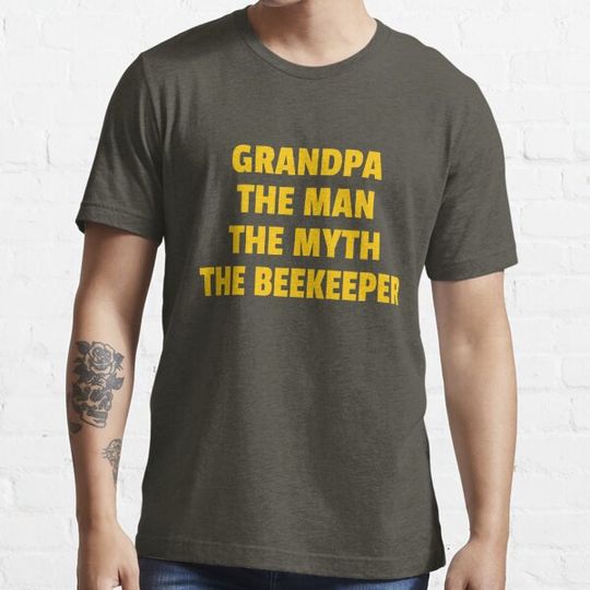 Discover Gift Grandpa, The Man, The Myth, The Beekeeper