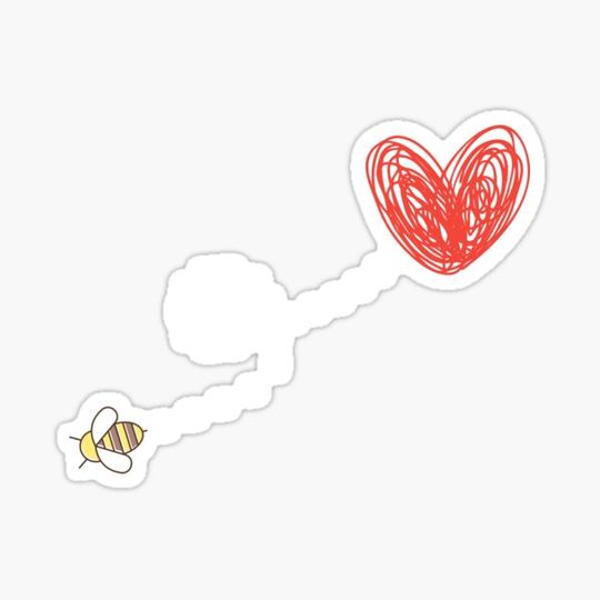 Discover Bees beekeeper heart gift idea