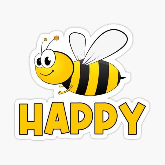 Discover BE HAPPY Happy Bee Animal Beekeeper Sweet Cute