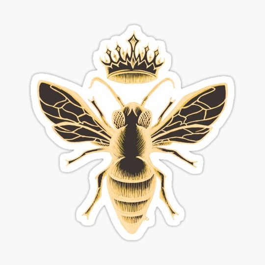 Discover Golden Honey Bee with Crown
