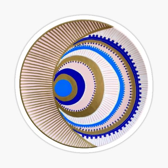 Discover Golden Crescent Moon Greek Art