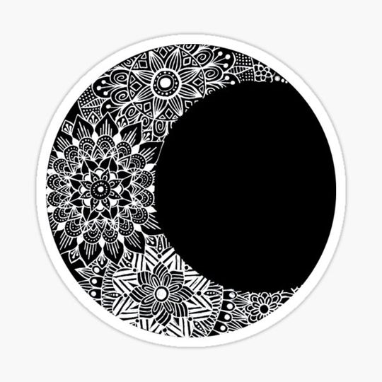 Discover Crescent moon mandala