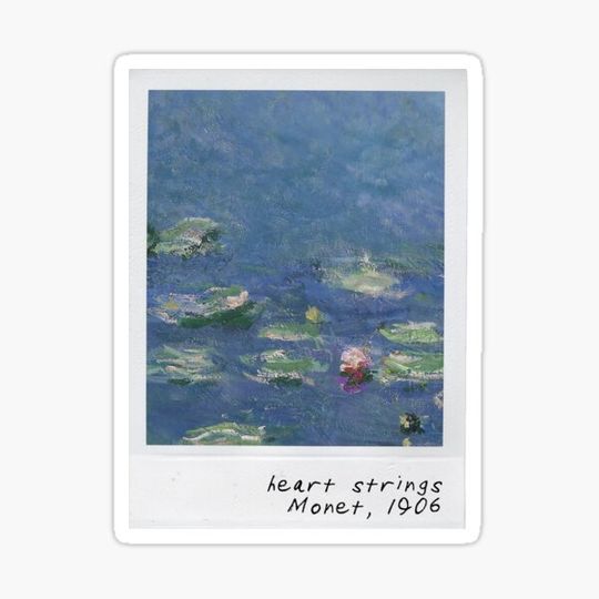Discover heart strings - monet's waterlilies
