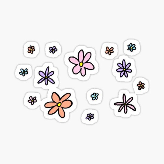 Discover Flower Sticker Set
