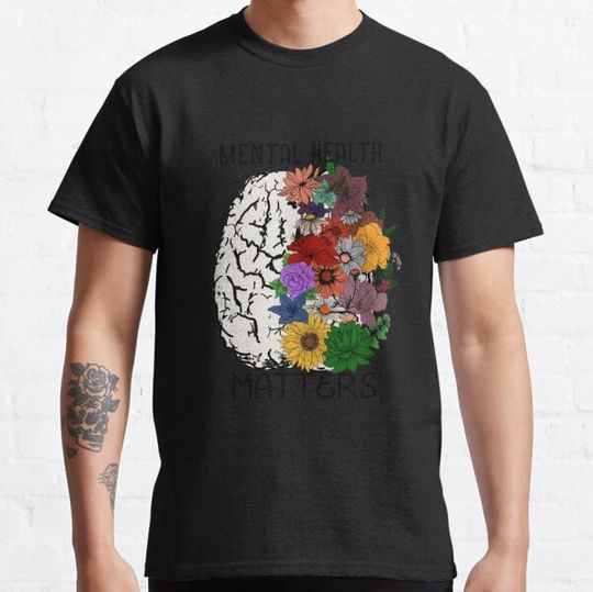 Discover Mental Health Matters- Floral Brain