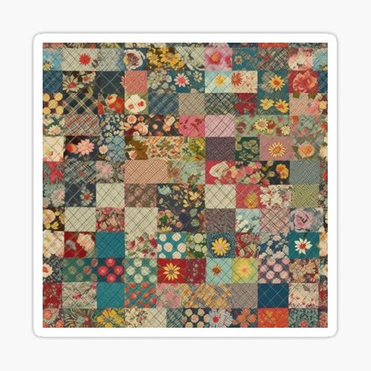 Discover Floral Patchwork Quilt Pattern