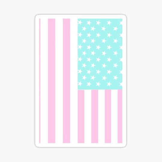 Discover Pastel American Flag