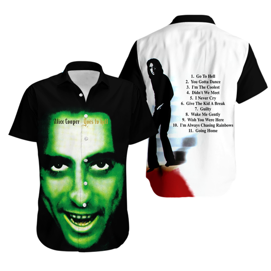 Discover Goes To Hell Alice Cooper Music HHawaiian Shirt