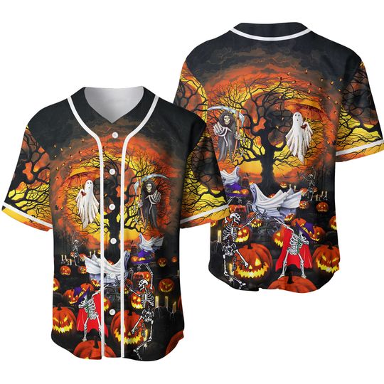 Discover Halloween Baseball Jerseys
