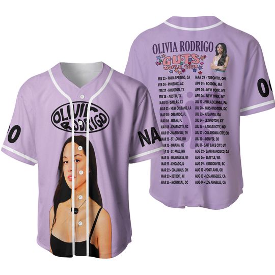 Discover Olivia Rodrigo Baseball Jersey