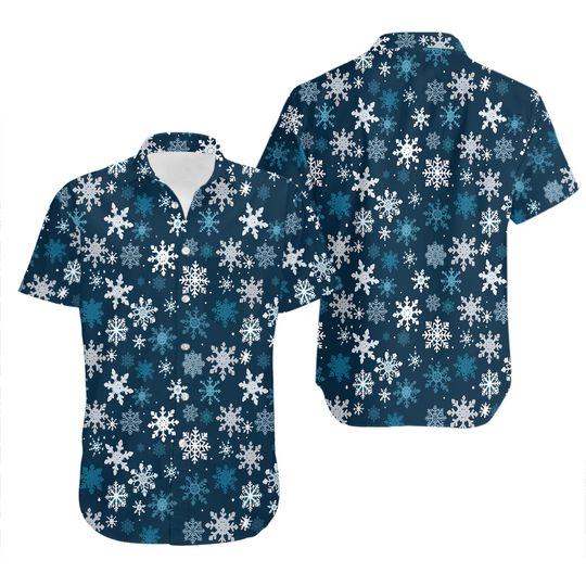 Discover Snowflake Hawaiian Christmas Shirt for Men