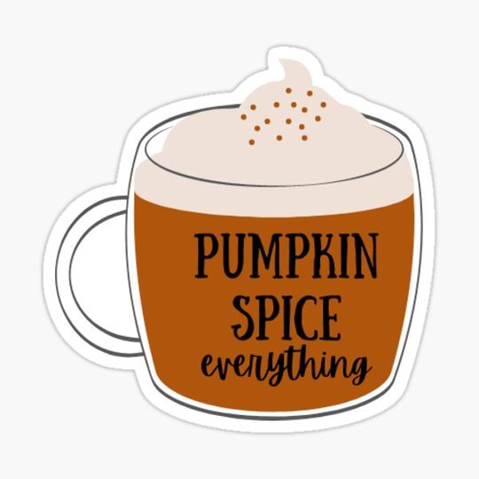 Discover Pumpkin Spice Everything Sticker
