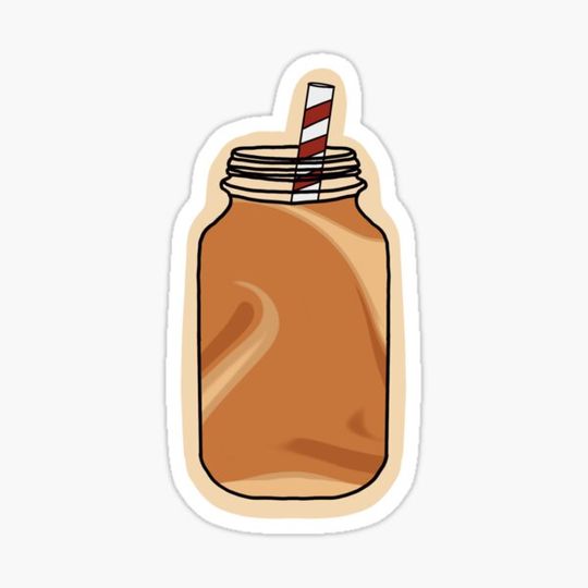 Discover pumpkin spice sticker