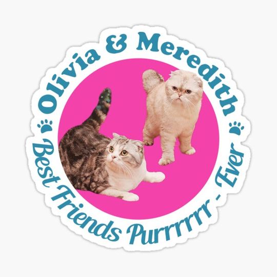 Discover olivia and Meredith Best Friends purrrrr- ever