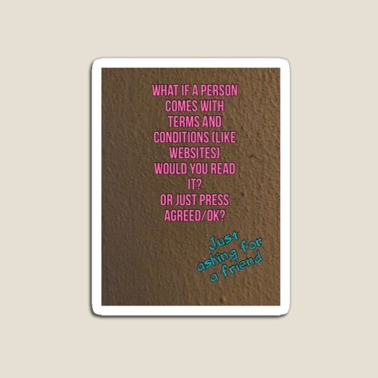 Discover Just asking, would you?