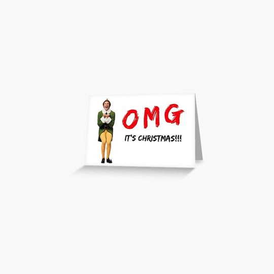 Discover Will Ferrell Christmas card, Elf movie