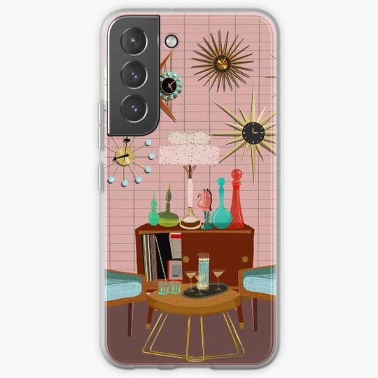 Discover Mid Century Living Room with Clock Collection