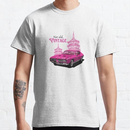Discover Vintage car unisex Tshirt