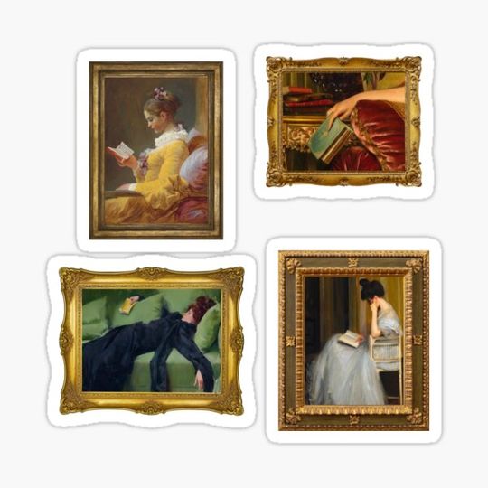 Discover framed classic and vintage art - the reader/book lover