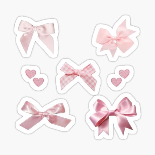 Discover Cute pink bow bundle pack