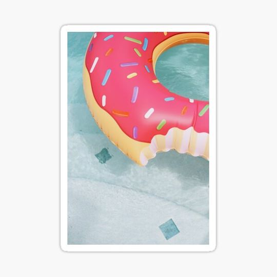 Discover Donut infatable float swimming pool