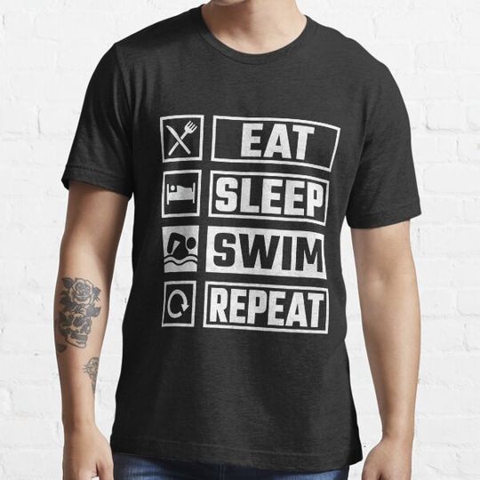 Discover Eat Sleep Swim Repeat - Swimming Lover
