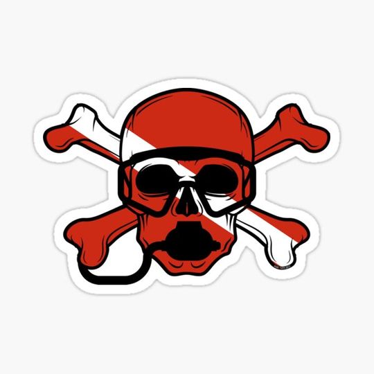 Discover Scuba Diving Skull and Crossbones