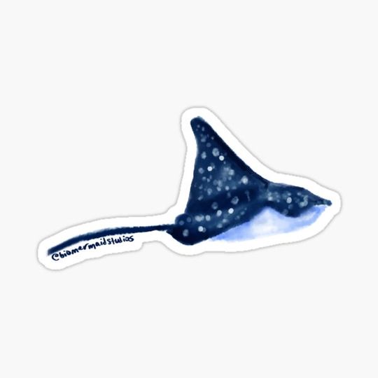 Discover Watercolour Spotted Eagle Ray