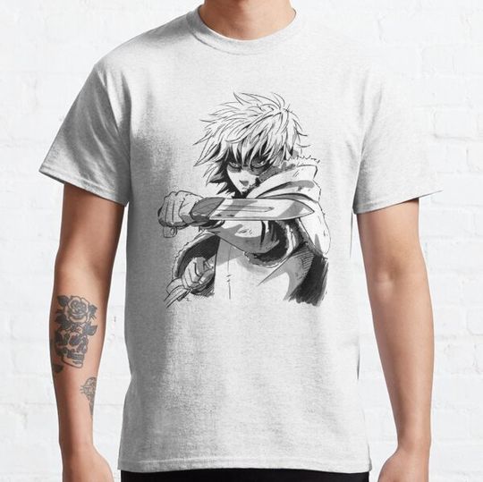 Discover Vinland Saga - Thorfinn - Black and white drawing