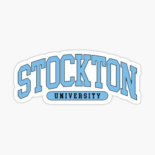 Discover stockton - College Font Curved