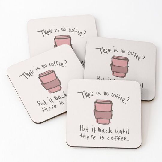 Discover No Coffee? Funny Cup Red