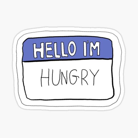 Discover Hello, I’m hungry Name Tag