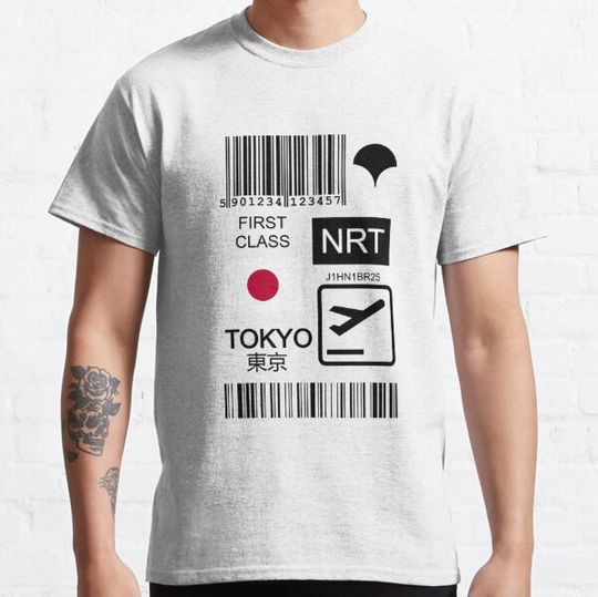 Discover Tokyo Narita Airport luggage tag / ticket