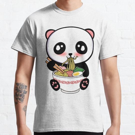 Discover Panda Eating Ramen Cute Kawaii Noodles