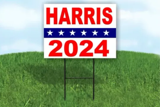 Discover KAMALA HARRIS 2024 for president star Yard Sign Road with Stand