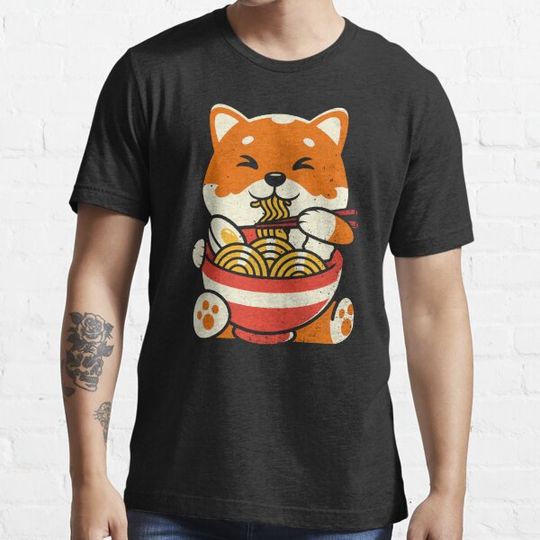 Discover Cute Ramen Fox Kawaii 'Ramen Lover' Ramen Asian Noodle