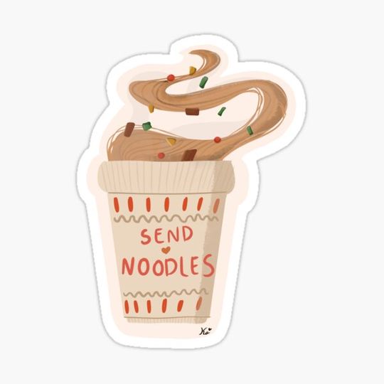 Discover Send Noodles Sticker