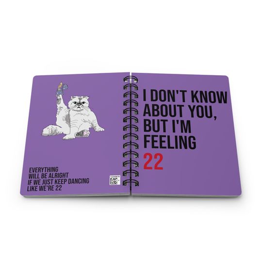 Discover Swiftie Feeling 22 Spiral Notebook