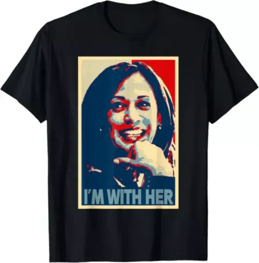 Discover I'm With Her Kamala Vote For 2024 President Kamala Harris T-Shirt
