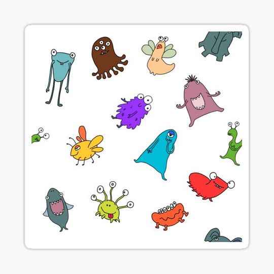 Discover Colorful monsters